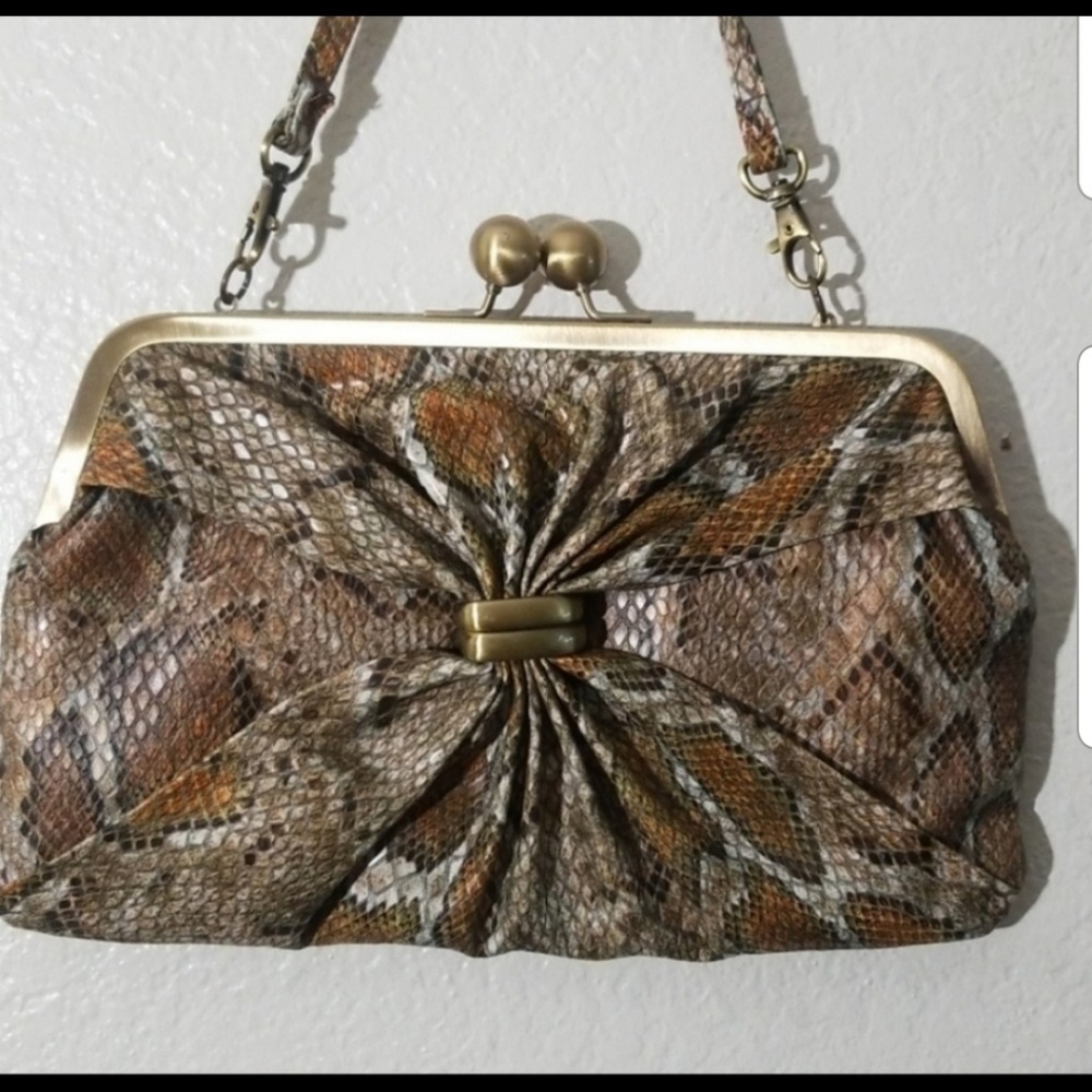 COPY - Jessica Simpson snakeskin purse